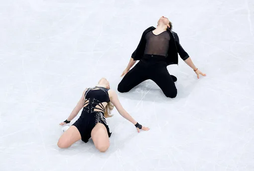 Выступление чешского ледового дуэта Даниэла Мразека и Катерины Мразковой на Зимних Олимпийских играх в Италии