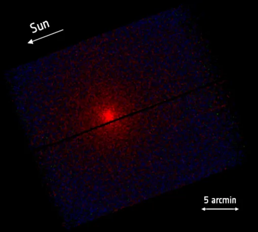Рентгеновское изображение 3I/ATLAS, полученное космическим аппаратом XMM-Newton Европейского космического агентства