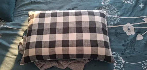 Ортопедическая подушка оказалось мягкой, но небольшой Ортопедическая подушка оказалось мягкой, но небольшой