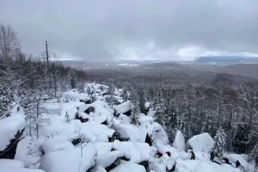 Местность в районе, где пропали Усольцевы