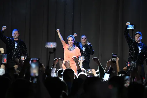 Татьяна Буланова на сольном концерте в Москве в 2025 году