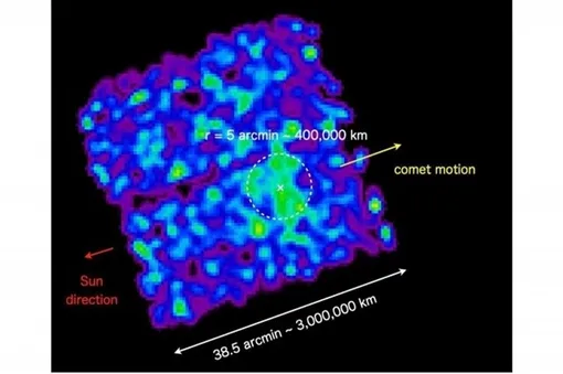 Снимки кометы 3I/ATLAS в рентгеновском излучении