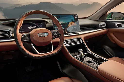 Geely показала интерьер нового Emgrand: салон выглядит еще комфортнее и технологичнее