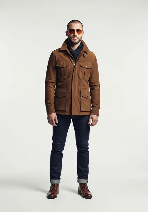 Джинсы и ботинки