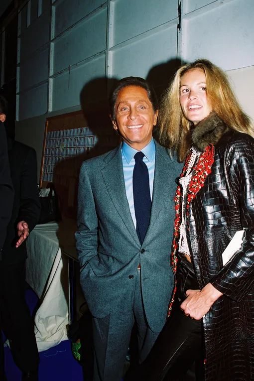 Валентино Гаравани и Эль Макферсон