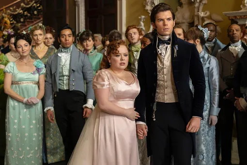 Кадр из сериала «Бриджертоны»