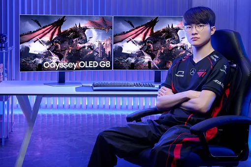Ли Сан Хёк представляет монитор Samsung Odyssey OLED G8 Ли Сан Хёк представляет монитор Samsung Odyssey OLED G8