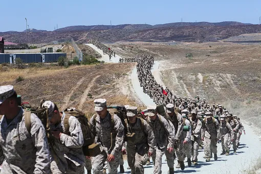 Военные на базе Camp Pendleton Военные на базе Camp Pendleton