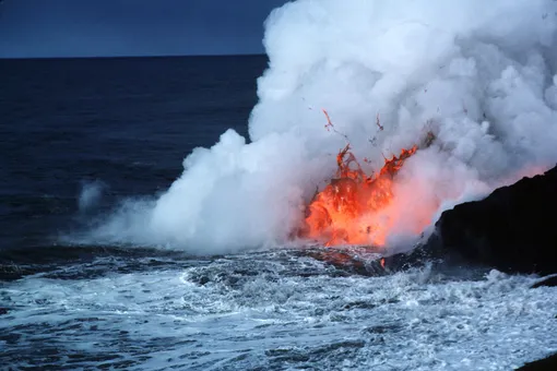 Извержение вулкана Килауэа на Гавайях