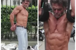 Бомж-качок в 60 лет стал звездой соцсетей: он тренируется на улице, но выглядит круче бодибилдеров