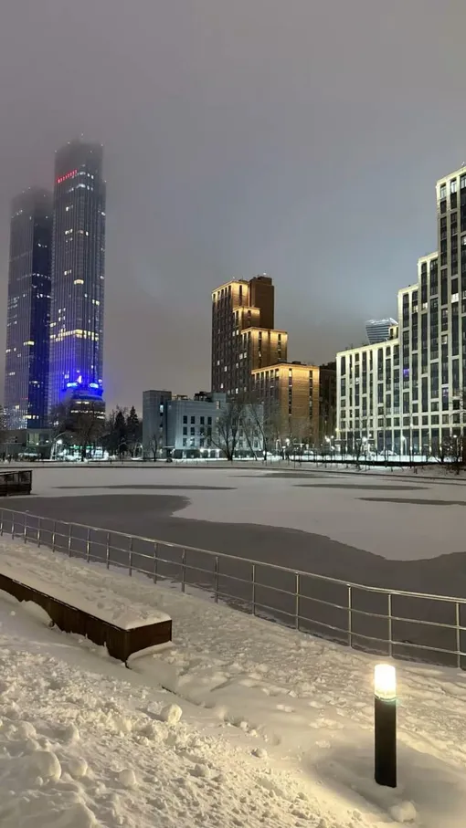 Утро в Москве 14 января