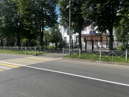 Дорога к школе, ул. Полины Осипенко, г. Владимир Дорога к школе, ул. Полины Осипенко, г. Владимир