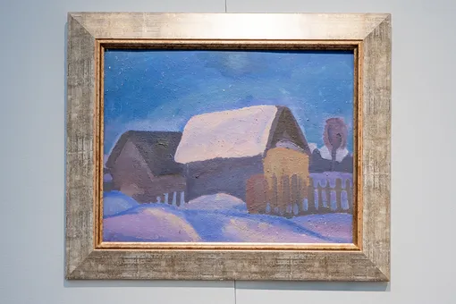 Виктор Попков «Розовая крыша»