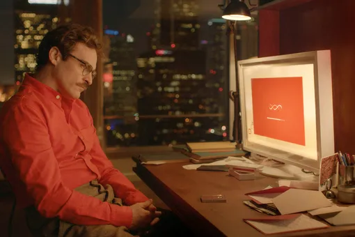 Хоакин Феникс в фильме Спайка Джонса «Она» (2013)