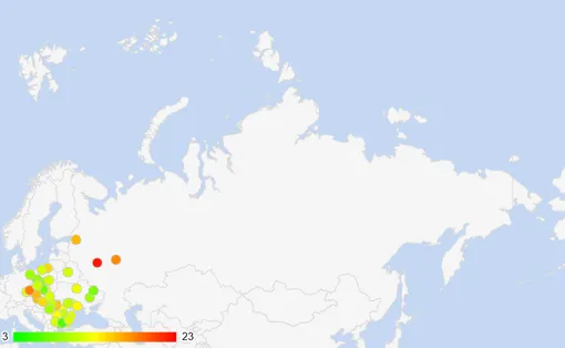 Карта городов с самой недоступной ипотекой в Восточной Европе