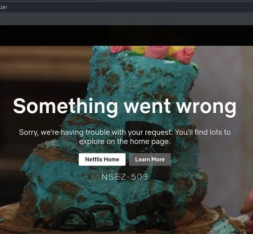 А вот так выглядела главная страница Netflix вечером 7 января