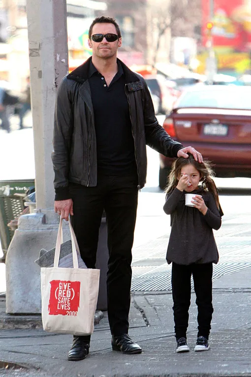 Хью Джекман с дочерью Эйвой Хью Джекман с дочерью Эйвой