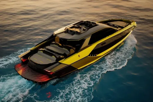 «Ламба» на воде: Lamborghini анонсировала скоростную яхту Tecnomar 101FT