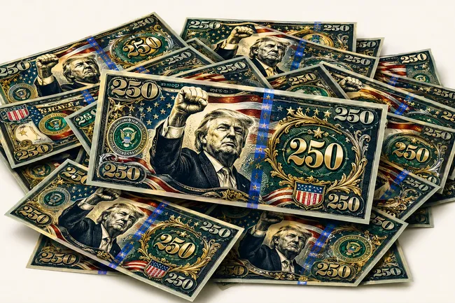 В США хотят напечатать купюру в 250 долларов с портретом Трампа: это уникальное событие, которое вряд ли случится