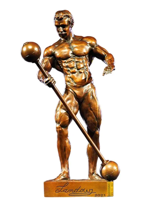 Трофей чемпионата «Мистер Олимпия» — статуэтка Sandow