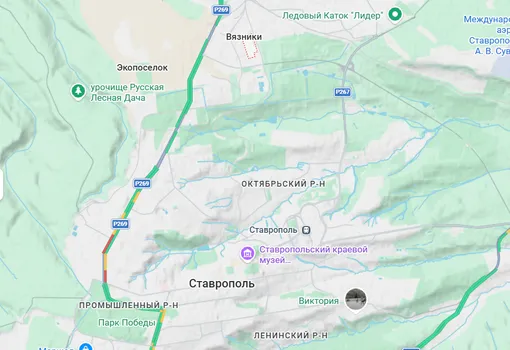 Хутор Вязники на карте Хутор Вязники на карте