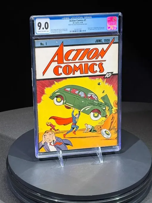 Экземпляр первого выпуска серии комиксов про Супермена, принадлежавший Николасу Кейджу