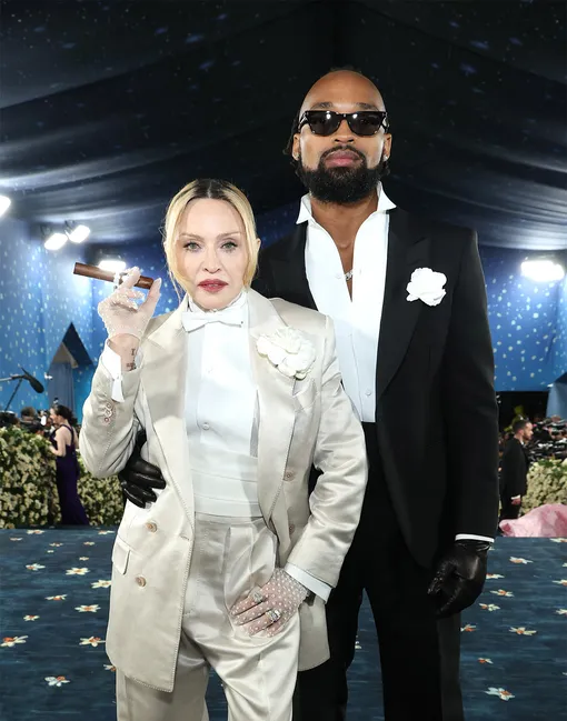 Мадонна и Аким Моррис на Met Gala 2025
