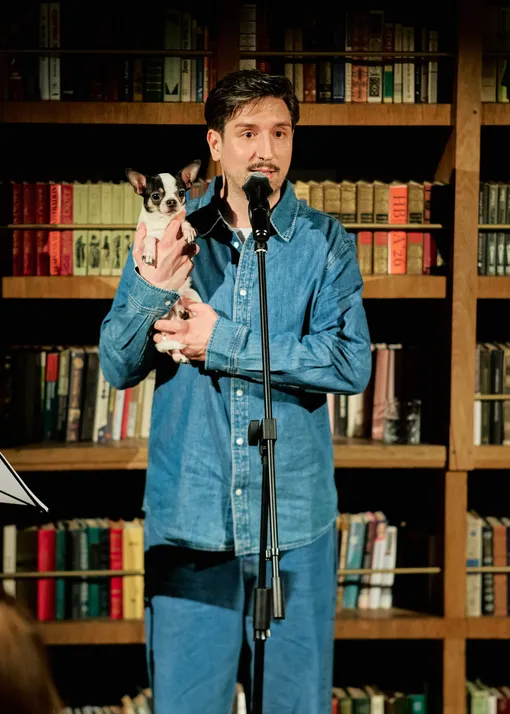 Алексей Зимин и чихуахуа Григорий