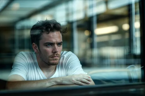 Грустный мужчина