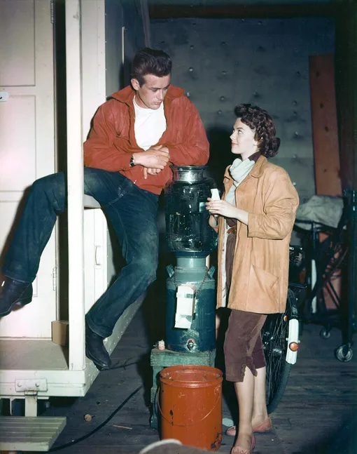 Джеймс Дин в фильме «Бунтарь без причины» (1955)