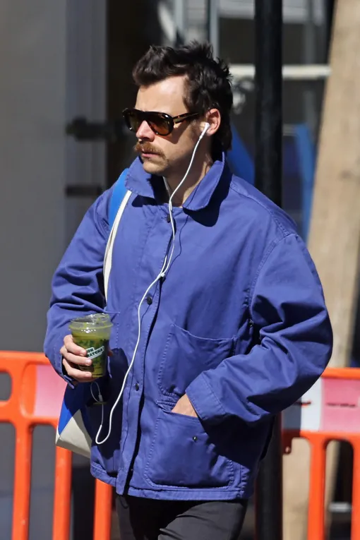 Гарри Стайлс в рабочей куртке на улице Лондона в 2025 году
