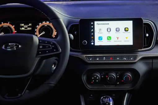 Интерьер LADA Iskra c приложениями Яндекса