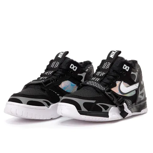 Nike Air Trainer 1 SP Black White Winter Fur Nike Air Trainer 1 SP Black White Winter Fur