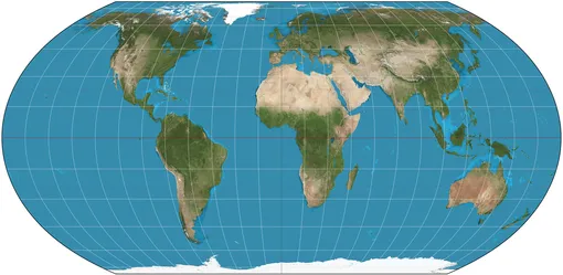 Проекция Equal Earth