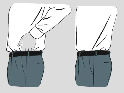 Как заправлять рубашку