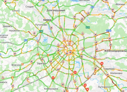 Ситуация на дорогах Москвы 20 февраля 2026