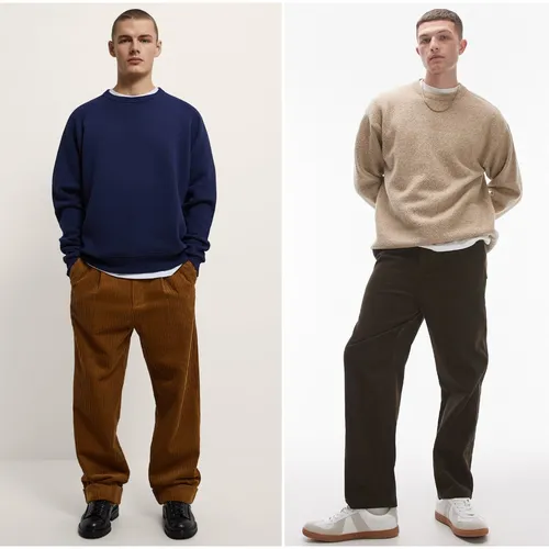 Какие брюки выбрать для зимы 2026: карго, чиносы и другие модели прямого кроя под пуховик