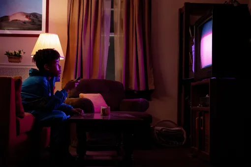 Кадр из фильма «Я видел свет телевизора» (2024) Я видел свет телевизора 2024