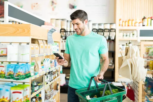 Информация на упаковке продуктов