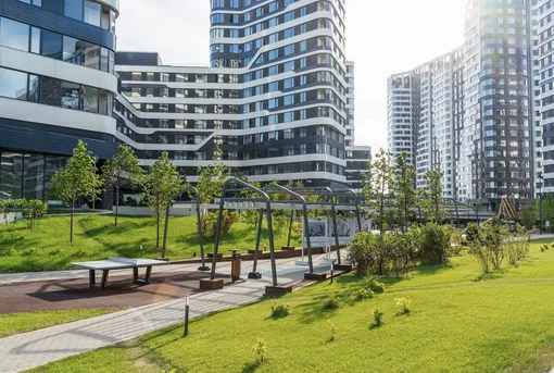 Парк «Зеленая река» в жилом комплексе «Символ»